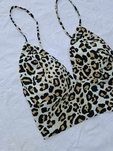 Leopard Print bralette top