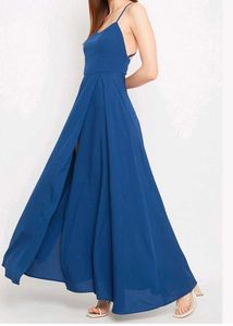 Elegant Royal Blue Maxi Dress