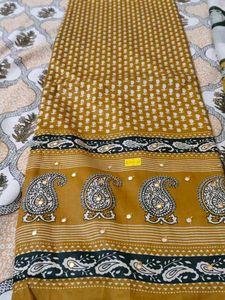 vibrant mustered suit fabric