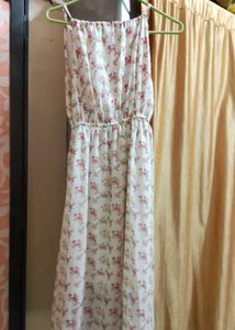 Floral Sleeveless Midi Dress