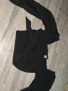 Chic tie up Black Top