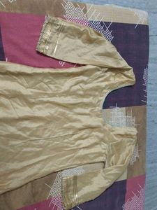 Elegant Golden Kurta