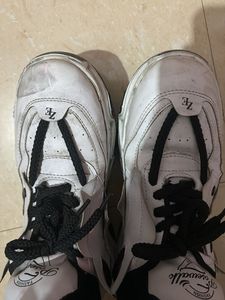 White &amp; Black Chunky Sneakers