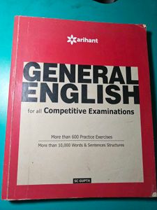 Arihant General English for Competitive Exams