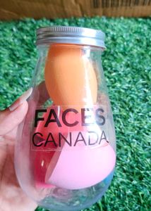 Faces Canada Makeup Sponge Set with jar