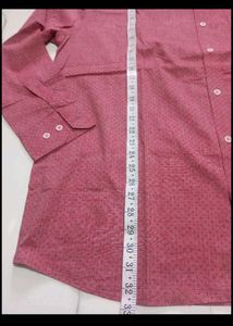 Men's Pink Polka Dot Shirt