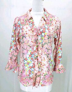 🌸 Ruffled Pink Shirt 🌸
