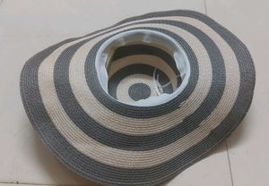 Grey Woven hat