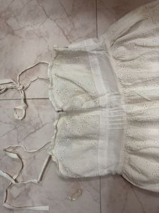 Chic White Eyelet Sundress