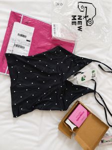 Black Polka Dot Top