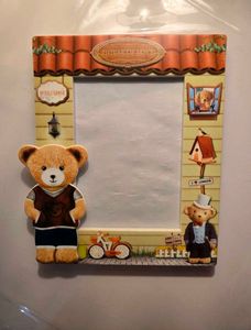 Cute Teddy Picture Frame, detachle bea