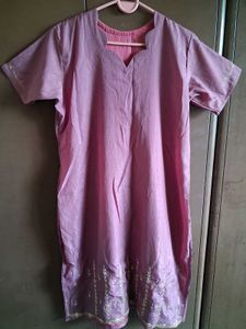 Elegant Lavender Kurta Set with Embellishments