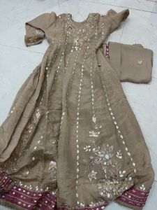 Elegant Embellished anarkali set