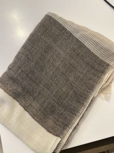 beautiful brown & beige scarf