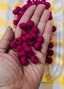 Pink cotton Balls for Crafts &amp; jewellery m