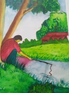 And Drawing Watercolor Picture