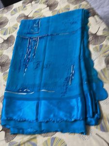 Beautiful Blue Saree with Blouse