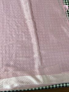 Elegant light Pink Saree