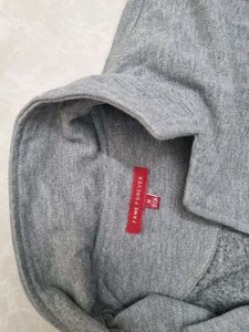 Women's Grey Casual Jacket