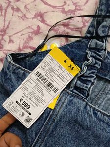 Blue Denim Corset Top