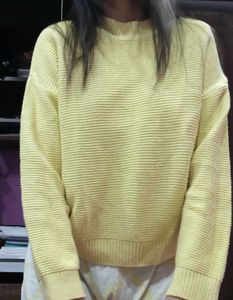 Yellow Knit Sweater