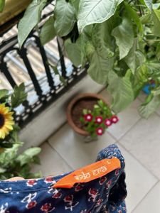 Beautiful Blue Floral Print Kurta size L