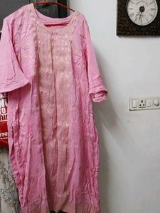Pink silk  Kurta