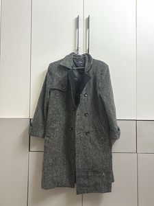 Balck n white Winter Coat