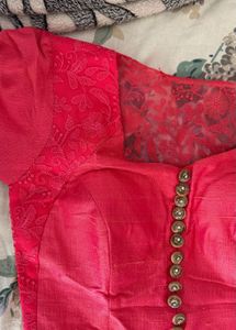 Elegant Pink Ethnic Gown