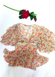SALE zara peplum top