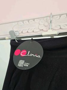 Clovia Saree Shapewear with Side Slit in Black