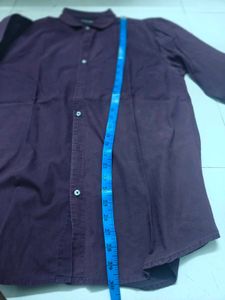 Men's Casual Purple Shirt