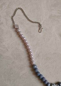 Pearl &amp; Crystal Necklace Set