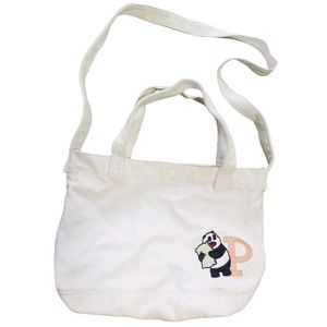 We Bare Bears Panda 2-Way Canvas Tote Bag