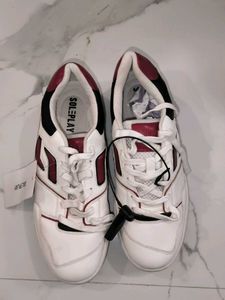 SOLEPLAY Men's White/Red Casual Shoes