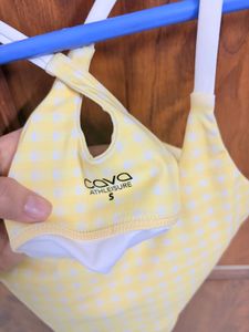 Cute Yellow Gingham Top