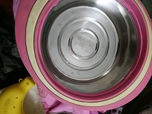 Nayasa Off White Printed Steel Casserole