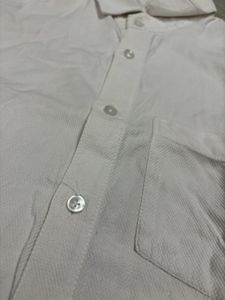 Classic White Men's Shirt