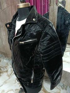 Winter Black Biker Jacket