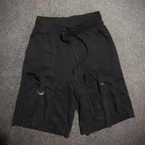 Black Cargo Shorts