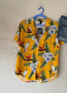 Forever 21 Floral Print Shirt