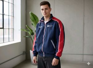Hummel Track Jacket - Red & Blue