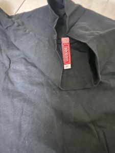 Black Turtle Neck Top