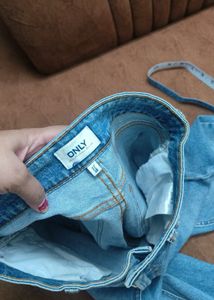 Light Wash Distressed Denim Jeans
