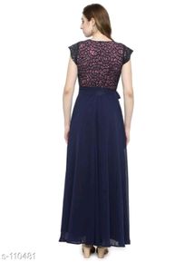 Floor Length Plus Size Gown.