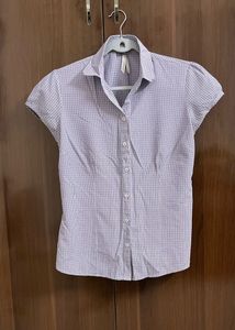 Formal Lavender Color Shirt For Female