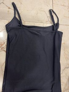 Dark Blue Spaghetti Strap Camisole