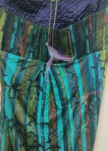 Stylish feather Strappy  Dress