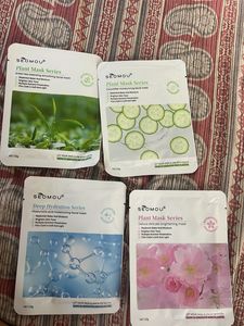 korean SEOMOU Plant Mask Series Face Masks