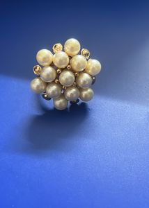 Adjustable Pearls Ring For Women’s